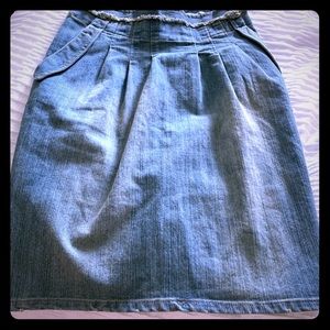 ❤️sale❤️CHLOE high waisted denim skirt